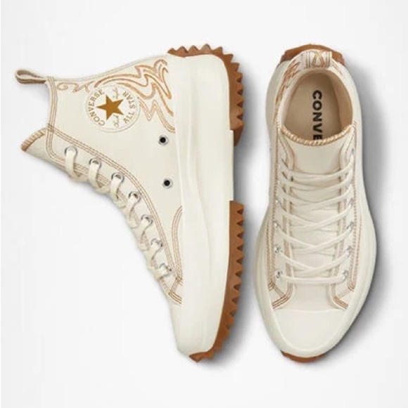 Converse Run Star Hike Platform Western Embroidery - Picture 2 of 11
